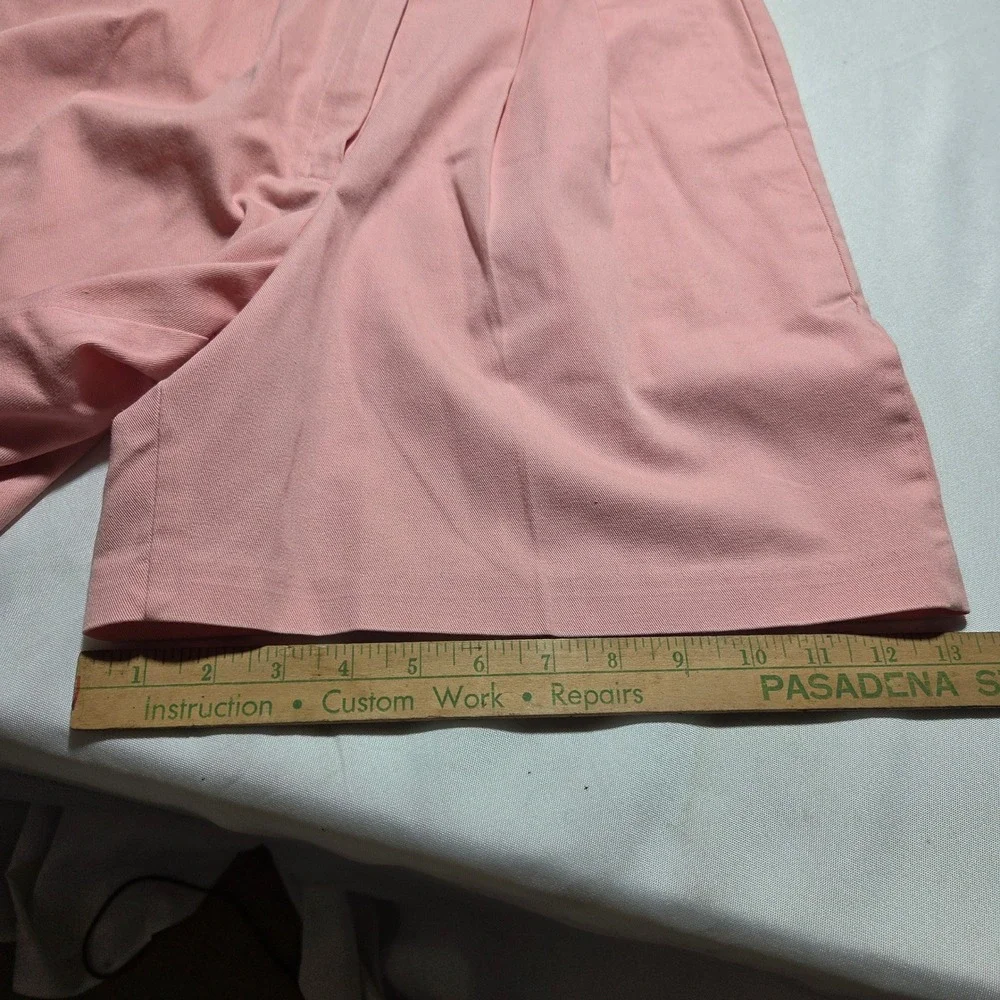 Vintage‎ Jaclyn Smith Sport Pink High Waisted Pleated Shorts Made in USA Size 6